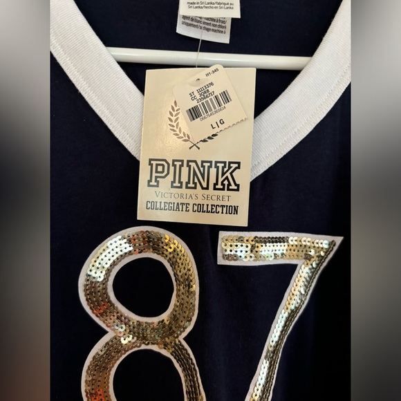 Pink Collegiate Collection Pitt Panthers Women’s Shirt L (NWT) - Picture 7 of 7